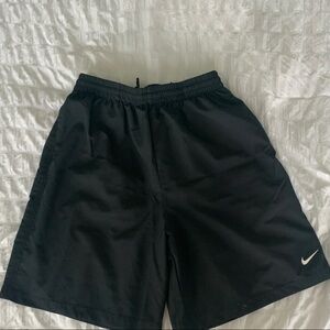 Nike Black Athletic Shorts Lightweight Performance
